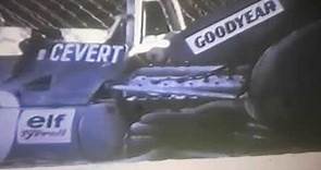 FRANCOIS CEVERT CRASH SOUTH AFRICAN GP 1971