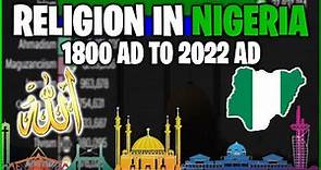Top Religion Population in the Nigeria (F-R Of Nigeria) 1800 - 2022 | Religion Growth #islam #jesus