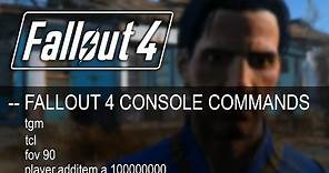 Fallout 4 ► CONSOLE COMMANDS! (Tutorial)