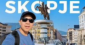SKOPJE North Macedonia, The MOST UNUSUAL CITY in EUROPE | Ryan Pelle