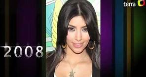 El antes y después de Kim Kardashian