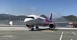 Video primo volo Wizz Air Genova Tirana 1° giugno 2021
