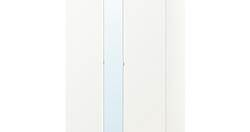 VIHALS - 雙門衣櫃/衣櫥, 白色, 105x57x200 公分 | IKEA 線上購物