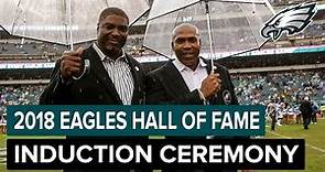 Seth Joyner & Clyde Simmons Officially Enter The Eagles Hall Of Fame | Philadelphia Eagles