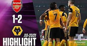 Highlights & Goals | Arsenal vs. Wolverhampton 1-2 | Telemundo Deportes