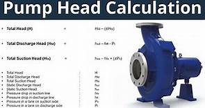 Pump Head Calculation | Types of Pump Head | Guide to Pump Head Calculation | Pump Sizing