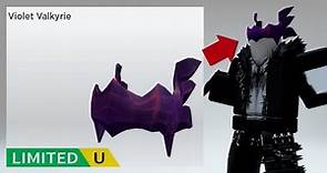 HOW TO GET VIOLET VALKYRIE FREE ROBLOX ITEM NOW (LIMITED UGC)