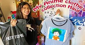Hot Topic Anime Clothes and Accessories Collection HAUL & try on. +HOT TOPIC CLOTHES HAUL & TRY ON.