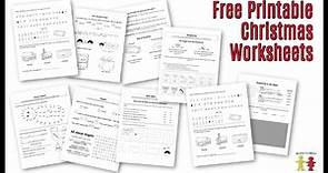 Free Christmas Worksheets for Kids (Free Printable Activity Sheets)