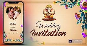 Wedding invitation video 2024 | Wedding invitation after effects templates