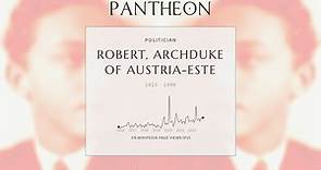 Robert, Archduke of Austria-Este Biography | Pantheon