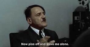 Hitler is informed﻿ he is Bruno Ganz