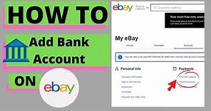 How To Add Payment Option to eBay | Update Bank Account, Credit Card, or PayPal to eBay