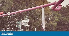 El misterio de las tuberías rosas por la calles de Berlín