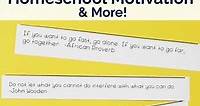 100 Positive Quotes for Powerful Homeschool Motivation