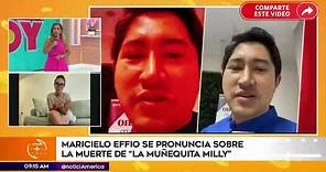 #AméricaEspectáculos Maricielo Effio lamenta la partida de 'Muñequita Milly' | América Televisión