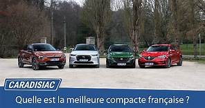 Comparatif : quelle est le meilleure compacte française du marché ?