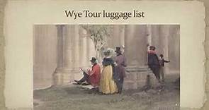 Ruth Waycott (Wye Valley AONB) - William Gilpin and "The Picturesque Wye Tour"