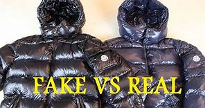 How To Spot a Fake Moncler Jacket REAL VS FAKE | Authentic vs Replica Moncler Maya Jacket