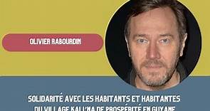 Soutien de l'acteur Olivier RABOURDIN au village kali’na de Prospérité