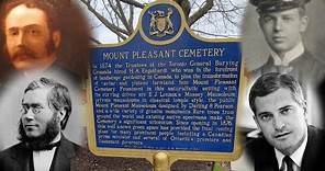 A walk around Mount Pleasant Cemetery Toronto. Presidents/Titanic survivors/Beautiful monuments.