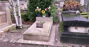 Tombe de Simone SIGNORET et Yves MONTAND cimetière du Père lachaise Paris