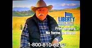 WILFORD BRIMLEY, talks about diabeetus -- Liberty Medical commercial, June 2001 TV Land