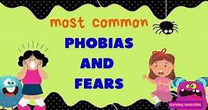 Most Common Phobias and Fears | General Knowledge for Kids