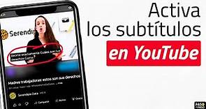 ¿Cómo poner subtítulos automáticos en español en YouTube? Actívalos ASÍ