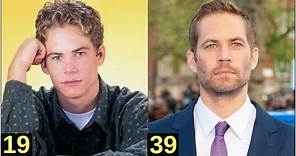 Paul Walker - from 1 to 40 years old