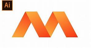 Create Letter "M" Logo Design in Adobe Illustrator