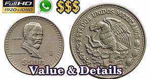 1988 Estados Unidos Mexicanos 500 Coin | Old Coins | Mexico | Old Coins Value Tamil | Antique Box