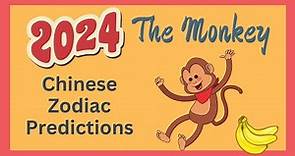 🐒Monkey 2024 Chinese Zodiac Predictions | Chinese Horoscope