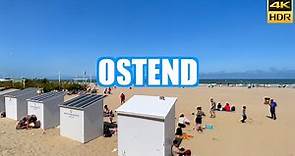 Ostend Belgium 🇧🇪 Walking tour ☀️ 4K HDR