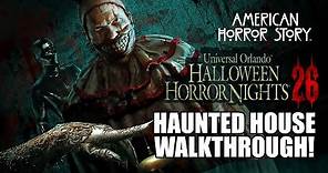 American Horror Story Haunted House Walkthrough Halloween Horror Nights 2016 Universal Orlando HHN26