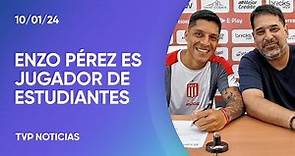 Enzo Pérez vuelve a Estudiantes después de 12 años