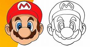 Como dibujar a Mario Bros paso a paso | how to draw Mario Bros
