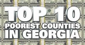10 Poorest Counties in Georgia 2014