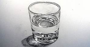 How to Draw a Glass of Water
