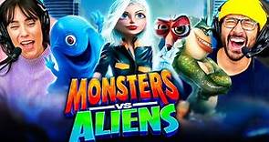 MONSTERS VS. ALIENS (2009) MOVIE REACTION!! FIRST TIME WATCHING! Full Movie Review | Dreamworks