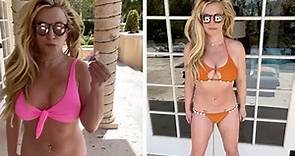 Britney Spears showcases her stunning physique in a bikini