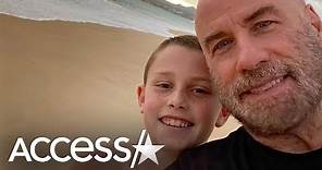 John Travolta Shares Heartwarming Selfie w/ Son Benjamin