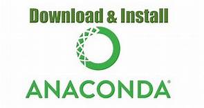 Download & Install Anaconda for Machine Learning