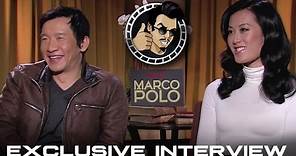 Chin Han and Olivia Cheng Interview - Netflix's Marco Polo (HD) 2014