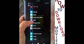 How To Download Movies on Windows Mobile Phones - app