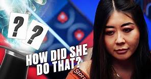 Maria Ho shows off her Magic | E4 | Mystery Cash Challenge | PokerStars