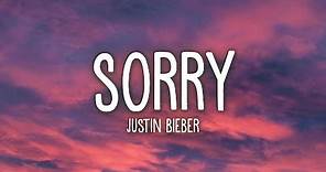 Justin Bieber - Sorry (Lyrics)