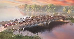 Drawings show Ann Arbor’s plan for new Gallup Park bridge