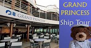 Grand Princess Tour - See all the places onboard where you can have fun and relax - December 2022