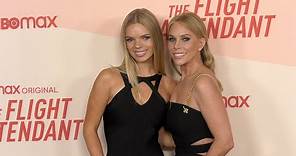Cat Young, Cheryl Hines "The Flight Attendant" Season 2 Premiere Red Carpet